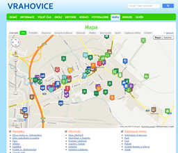 Mapa Vrahovic